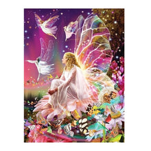 Load image into Gallery viewer, Butterfly Fairy 40x30cm(canvas) full round drill diamond painting
