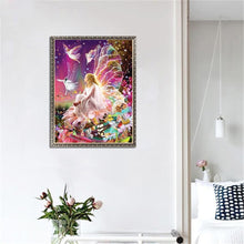 Load image into Gallery viewer, Butterfly Fairy 40x30cm(canvas) full round drill diamond painting
