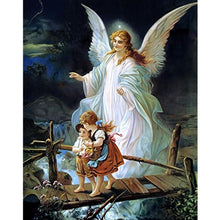 Load image into Gallery viewer, Angel Kids 30x40cm(canvas) full round drill diamond painting
