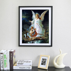 Angel Kids 30x40cm(canvas) full round drill diamond painting