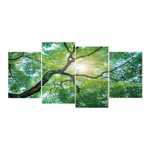 Load image into Gallery viewer, 4pcs Big Tree 80x40cm(canvas) full round drill diamond painting
