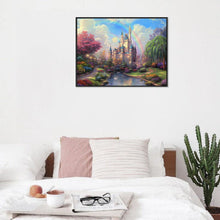 Load image into Gallery viewer, Gorgeous Castle 40x30cm(canvas) full round drill diamond painting
