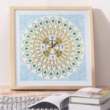 Load image into Gallery viewer, DIY Special Shaped Diamond Painting Flower Wall Clock Cross Stitch Decor
