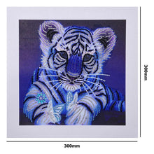 Load image into Gallery viewer, Tiger Animal 30x30cm(canvas) beautiful special shaped drill diamond painting
