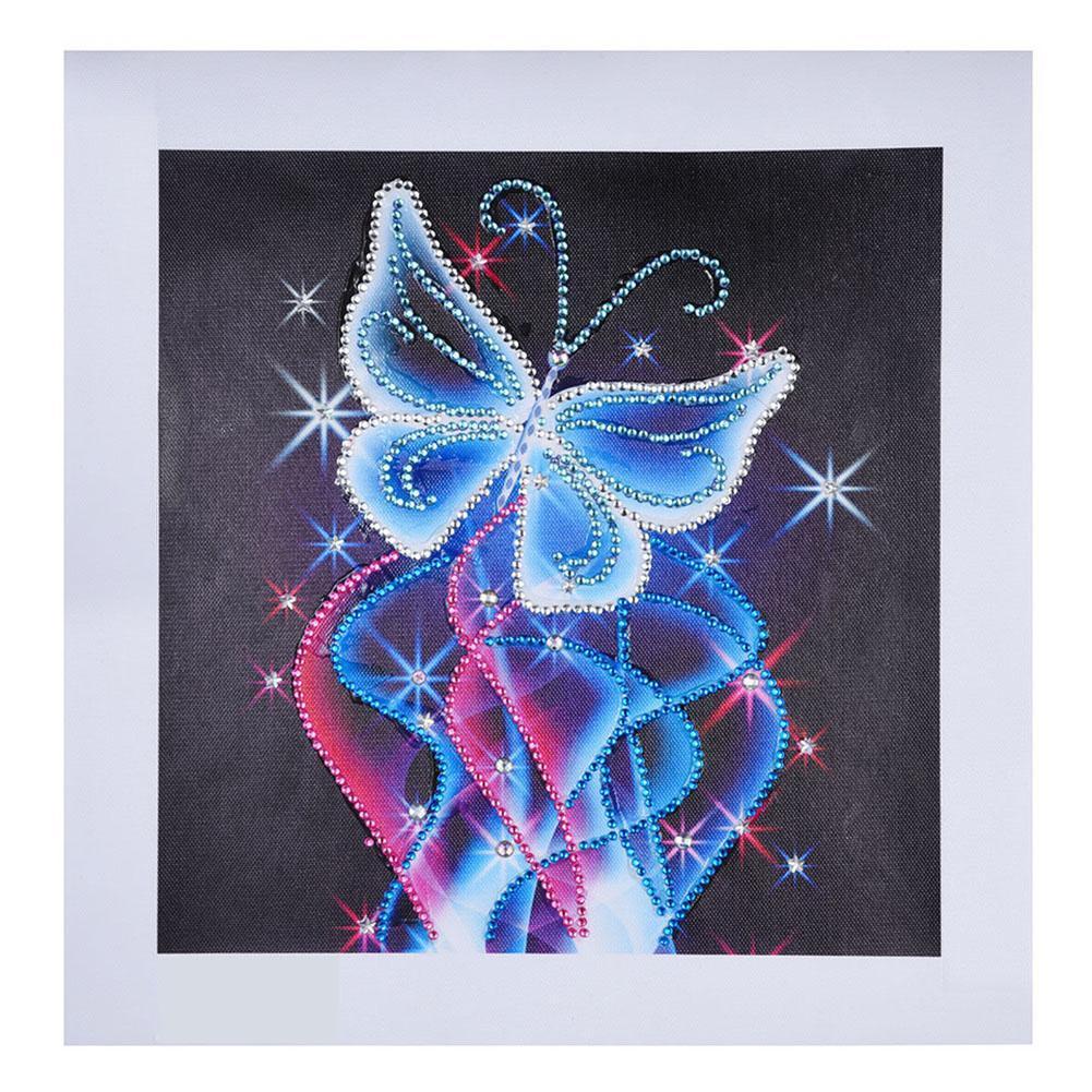 Fantasy Butterfly 30x30cm(canvas) beautiful special shaped drill diamond painting