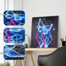 Load image into Gallery viewer, Fantasy Butterfly 30x30cm(canvas) beautiful special shaped drill diamond painting
