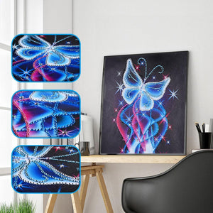 Fantasy Butterfly 30x30cm(canvas) beautiful special shaped drill diamond painting