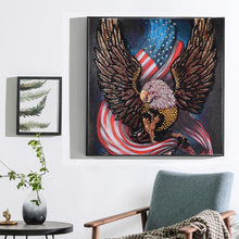 Load image into Gallery viewer, Eagle Animal 30x30cm(canvas) beautiful special shaped drill diamond painting
