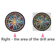 Load image into Gallery viewer, Geometry 30x30cm(canvas) full round drill diamond painting
