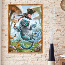 Load image into Gallery viewer, Naughty Cat 40x30cm(canvas) full round drill diamond painting
