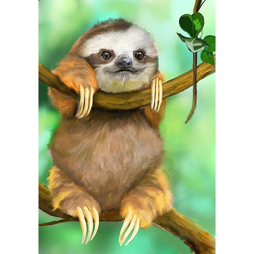 Cute Sloth 40x30cm(canvas) full round drill diamond painting
