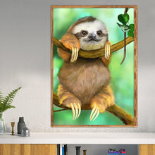 Load image into Gallery viewer, Cute Sloth 40x30cm(canvas) full round drill diamond painting
