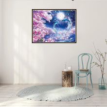 Load image into Gallery viewer, Dolphin 40x30cm(canvas) full round drill diamond painting
