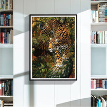 Load image into Gallery viewer, Tiger 40x30cm(canvas) full round drill diamond painting

