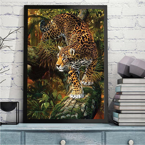 Tiger 40x30cm(canvas) full round drill diamond painting