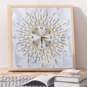 DIY Special Shaped Diamond Painting Sun Shine Wall Clock Crafts Art Decor
