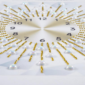 DIY Special Shaped Diamond Painting Sun Shine Wall Clock Crafts Art Decor