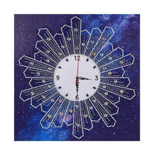 Load image into Gallery viewer, DIY Special Shaped Diamond Painting Novelty Flower Wall Clock Crafts Decor

