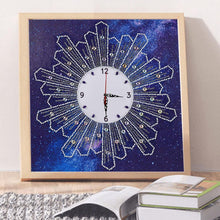 Load image into Gallery viewer, DIY Special Shaped Diamond Painting Novelty Flower Wall Clock Crafts Decor
