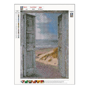Sea View Room 30x40cm(canvas) full round drill diamond painting