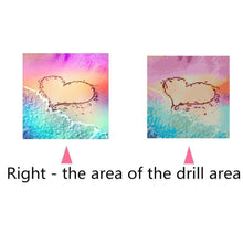 Load image into Gallery viewer, Love Beach 25x25cm(canvas) full square drill diamond painting
