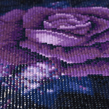 Load image into Gallery viewer, Purple Rose 25x25cm(canvas) full square drill diamond painting
