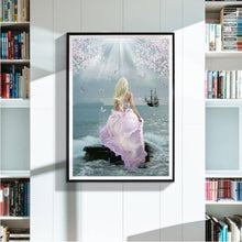 Load image into Gallery viewer, Pink Lady 40x30cm(canvas) full round drill diamond painting
