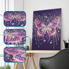 Load image into Gallery viewer, Butterfly 30x40cm(canvas) beautiful special shaped drill diamond painting
