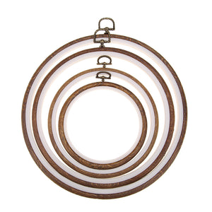 Plastic Frame Embroidery Hoop Ring Circle Round Loop for Craft Cross Stitch