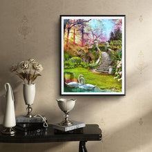 Load image into Gallery viewer, Fantasy Bridge 30x25cm(canvas) full round drill diamond painting
