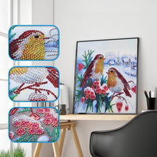 Load image into Gallery viewer, Spring Birds 30x30cm(canvas) beautiful special shaped drill diamond painting
