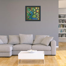Load image into Gallery viewer, Peacock 30x30cm(canvas) beautiful special shaped drill diamond painting
