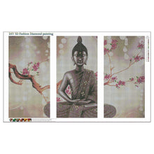 Load image into Gallery viewer, Buddha 90x55cm(canvas) full round drill diamond painting
