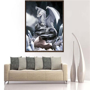 Dinosaur 30x40cm(canvas) full square drill diamond painting