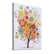 Load image into Gallery viewer, Colorful Tree 50x40cm(canvas) beautiful special shaped drill diamond painting
