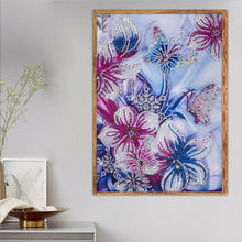 Load image into Gallery viewer, Flowers 30x40cm(canvas) beautiful special shaped drill diamond painting

