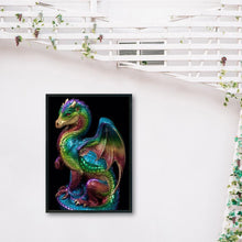 Load image into Gallery viewer, Colorful Dinosaur 30x40cm(canvas) full square drill diamond painting
