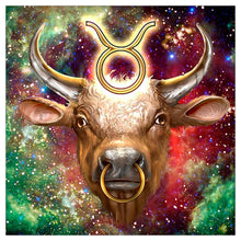Load image into Gallery viewer, Taurus 30x30cm(canvas) full round drill diamond painting
