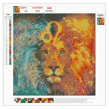 Load image into Gallery viewer, Leo 30x30cm(canvas) full round drill diamond painting
