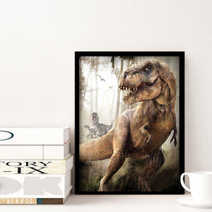 Dinosaur 30x40cm(canvas) full square drill diamond painting