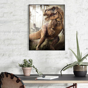 Dinosaur 30x40cm(canvas) full square drill diamond painting