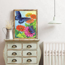 Load image into Gallery viewer, Butterfly 30x40cm(canvas) full round drill diamond painting

