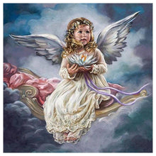 Load image into Gallery viewer, Baby Angel 30x30cm(canvas) full round drill diamond painting
