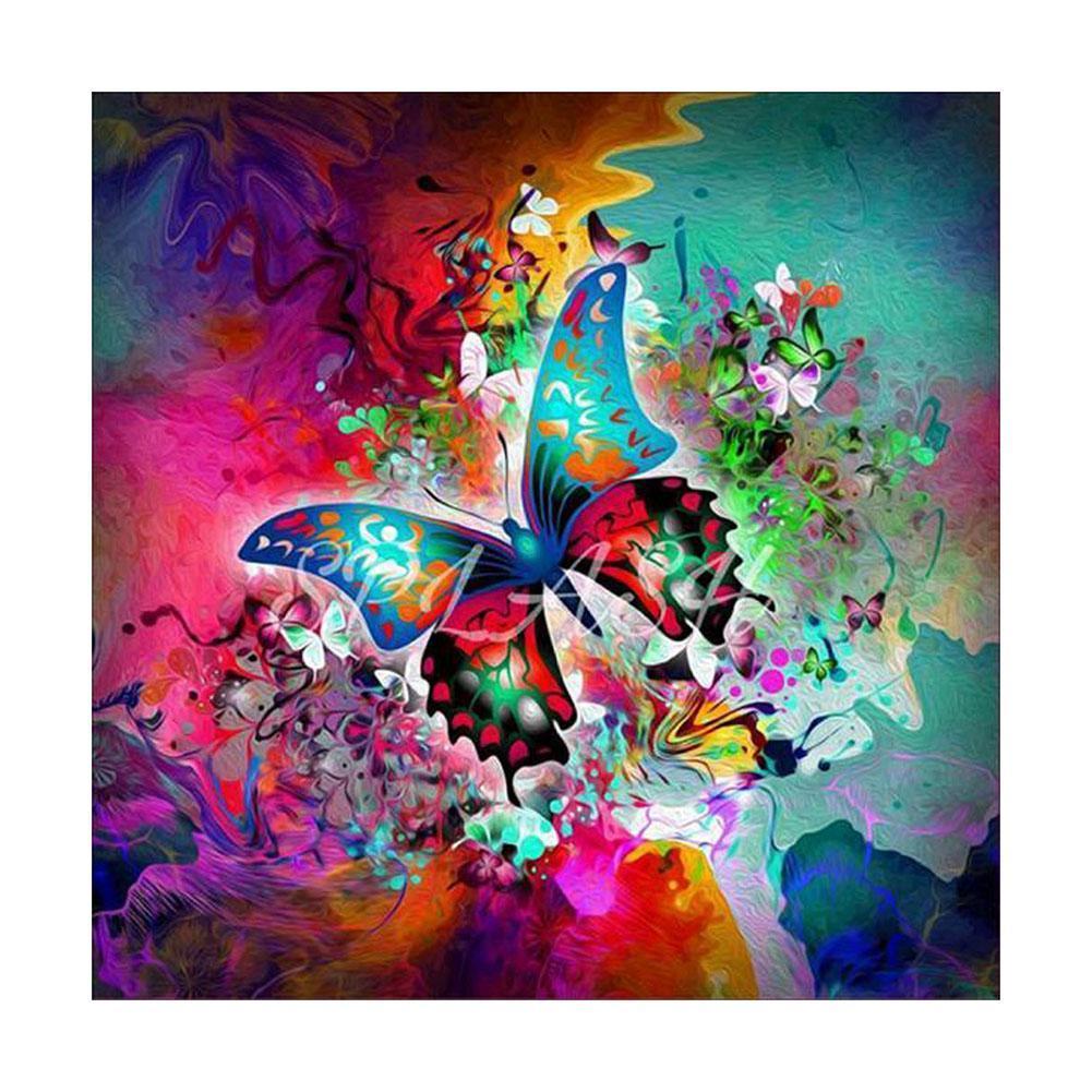 Butterfly 30x30cm(canvas) full square drill diamond painting