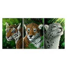 Load image into Gallery viewer, 3pcs Tiger 80x40cm(canvas) full square drill diamond painting
