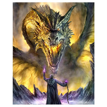 Load image into Gallery viewer, Dragon 30x40cm(canvas) full round drill diamond painting
