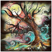 Load image into Gallery viewer, Tree 35x35cm(canvas) full round drill diamond painting
