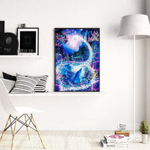 Load image into Gallery viewer, Dolphin 30x40cm(canvas) full round drill diamond painting
