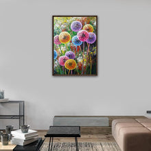 Load image into Gallery viewer, Dandelion 30x40cm(canvas) full round drill diamond painting
