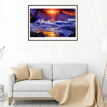 Load image into Gallery viewer, Sea Wave 40x30cm(canvas) full round drill diamond painting
